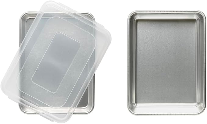 Nordic Ware Aluminized Steel Baking Set 9X13, Quarter Sheet and Lid