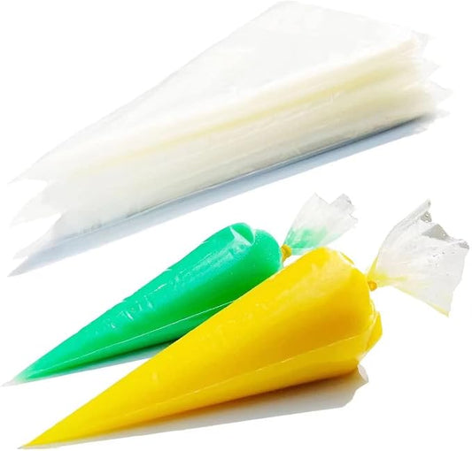 Piping Bags Disposable-100Pcs 16Inch Pastry Bags for Royal Icing and Cake Decorating-Thickened,Non-slip for all Your Frosting Piping Needs,Cakance