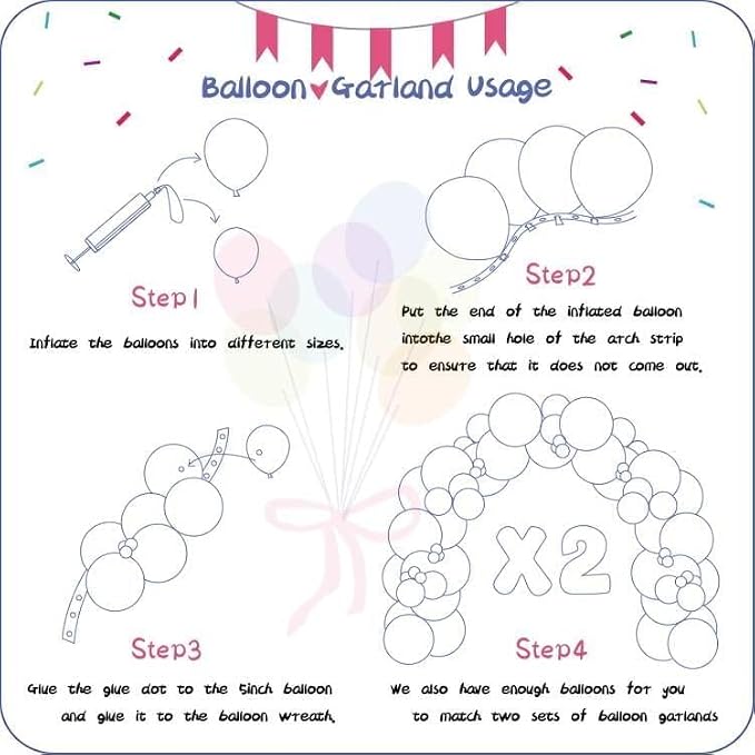 412pcs Pink Balloon Arch Kit 18 12 10 5 Inch Different Sizes pink balloon arch for Valentine's Day Birthday Baby Shower Gender Reveal Wedding Party Decorations