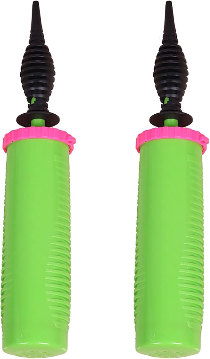 Balloon Pump Hand Held 2-Way Dual Action Air Pump for Balloons, Yoga Balls, Swimming Rings