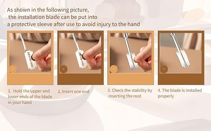 Rosewood Bread Lame for Sourdough Scoring, Ergonomic Curved Wood Handle Bread Slashing Tool with 304 Stainless Steel Stick, Includes Storage Box and 10 Replaceable Blades for Professional Bakers