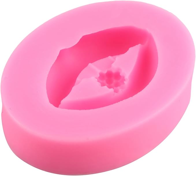 ZiXiang Lips Fondant Molds Sexy Lips Kiss Collection Candy Silicone Molds For Valentine's Day Cake Decorating Cupcake Topper Polymer Clay Candy Chocolate Gum Paste Set Of 4