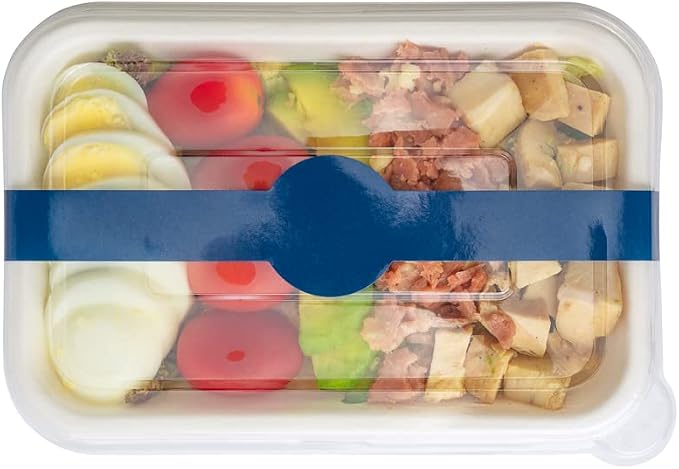 Restaurantware-Chef 101 12 x 1.5 Inch Packaging Bands, 100 Self-Adhering Belly Bands - Disposable, Strong, Blue Paper Label Stickers, For Packaging Supplies, Keeps Take Out Containers Sealed