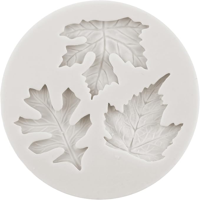 Maple Leaf Fondant Molds Maple Leaves Silicone Mold For Cake Decorating Cupcake Topper Candy Chocolate Gum Paste Polymer Clay