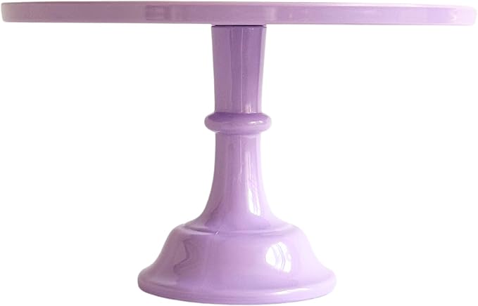 Sprinkles & Confetti Elegant 11" Purple Cake Stand | Durable Melamine Display for Weddings, Baby Showers, Birthdays, Brunches, Dessert Tables & Party Celebrations