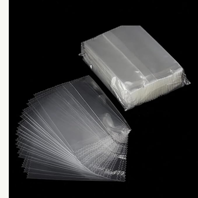 KayLe 4.3 x 5.9 Clear Treat Bags, 100 Count Heat Sealable PET Cookie Bags, Bakery Packaging Bags for Cookies, Candy & Snacks | 4.3 x 5.9 Clear 100