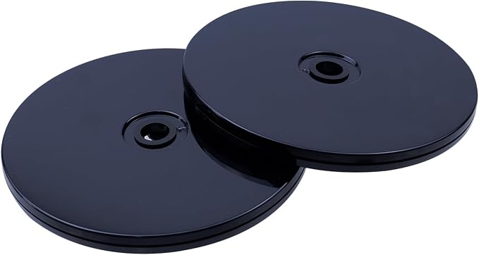 2Pcs 6 inch Lazy Susan Turntable Organizer Small Acrylic Mini Lazy Susan Cookie Turntable Display Base for Spice Rack Cake Makeup Table Cake Kitchen