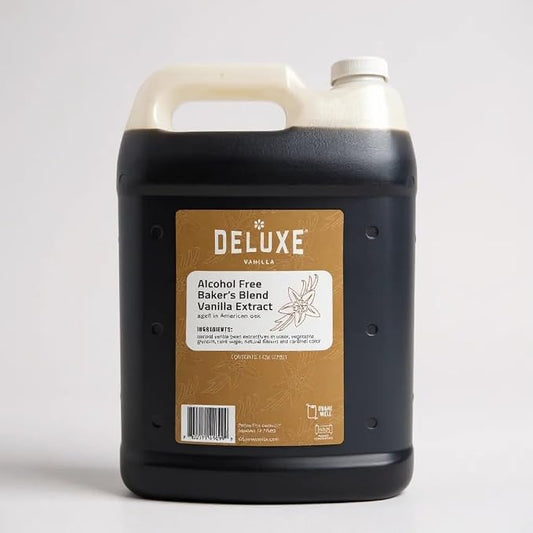No Alcohol Vanilla Extract Bulk 128 oz/ 1 Gallon Bulk Aged in American Oak