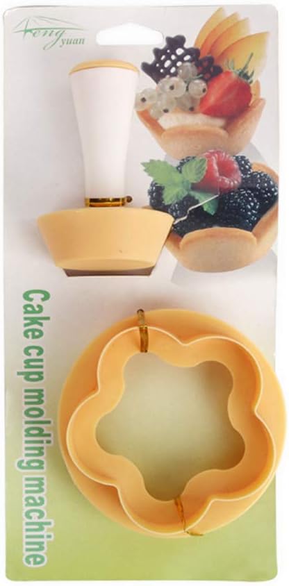 Tartlet Dough Press & Mold Set, Dual-sided Pastry Tamper for Egg Tarts, Pies, Muffin Cups & Cheesecake Pans, Baking Tool for Home Kitchen