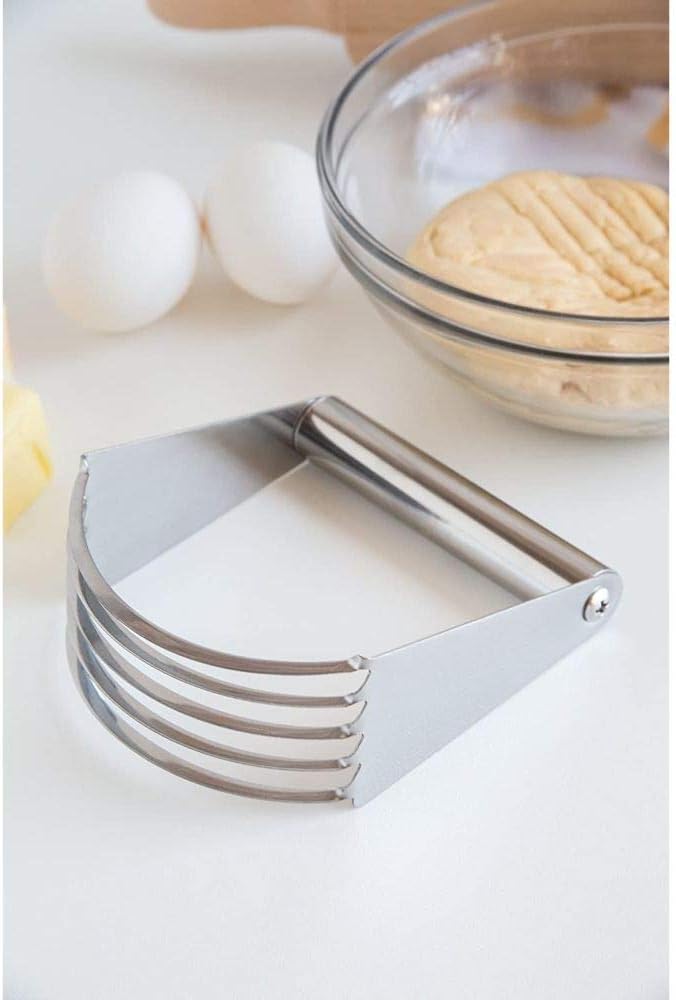 Fox Run 5856 Dough Blender, Stainless Steel, Metallic, 4.75 x 4 x 1.75 inches