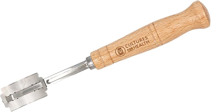 Cultures For Health Premium Bread Lame - Artisan Sourdough Scoring Tool with Precision Blade, Comfortable Handle, Durable Design for Professional Bakers & Home Kitchen, Perfect for Baking