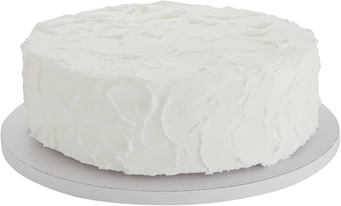 Juvale 12-Inch Round Cake Drum Board Set - 12 in, White, 3-Pack, Modern - Cake Drum Set for Baking Supply & Base Board Display