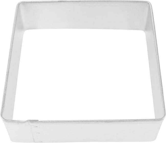 R&M Shapes Cookie Cutter 7-Piece Gift Set-Includes Squares, Rectangle, Triangle, Hexagon, Circle, Heart Cookie Cutter with Recipe Card - Steel
