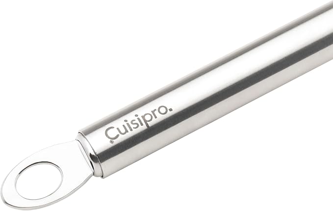 Cuisipro 8-Inch Silicone Flat Whisk, Red