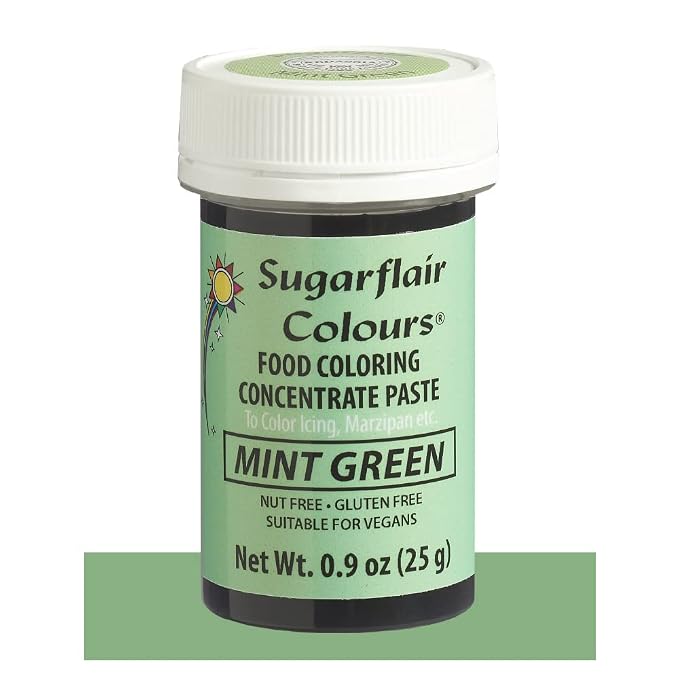 Sugarflair Food Coloring Concentrate Paste, 25 Grams Mint Green