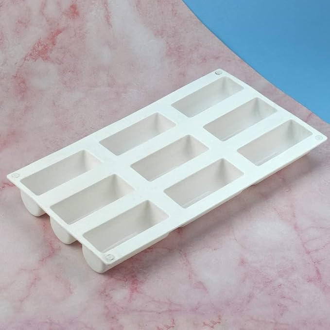 mostsom 3.28'' Length Cylinder Strips Biscuit Chocolate Sticks Cookies Baking Jelly Silicone Mold Ice Tube Making Trays, Perfect Ice Cube Sticks Molds (Cylinder H)