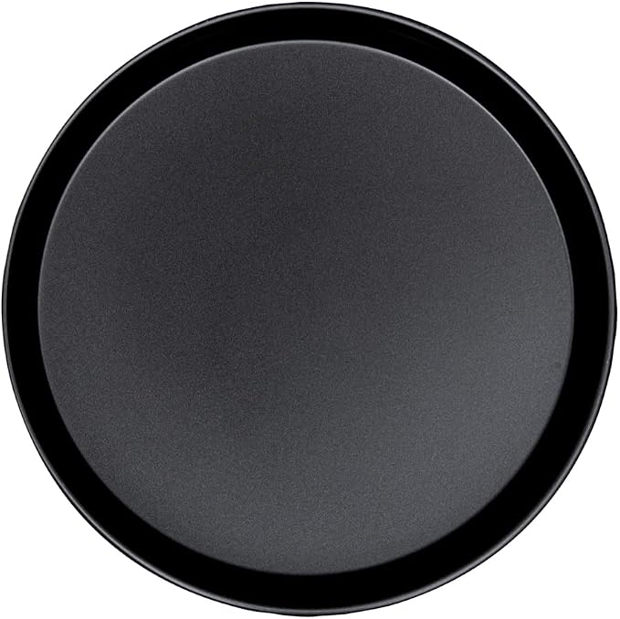 Restaurantware Met Lux 10.2 Inch Round Cake Pan 1 Heavy-Duty Pizza Pan - Non-Stick Oven-Baking Aluminum Deep Dish Pizza Pan For Pizzas & More Perfect For Pizzerias Buffets or Sandwich Shops