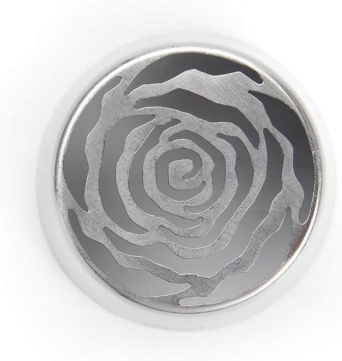 1 Piece Stainless Steel Extra Large Russian Flower Icing Tips,Pastry Frosting Piping Nozzles, Marshmallow Bouquet Icing Tips, Cake Decorating Piping Tips,Flower Frosting Nozzles for Decorating