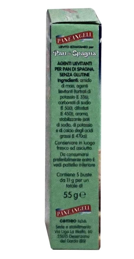 Paneangeli Pan di Spagna Instant Yeast for Sponge Cake 5 x 11g (55g)