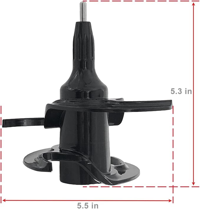 Dough Blade 320KKU770 for Ninja Food Processor BN601 bn801 BL681A bl682 BL770 bl773co BL780 bl910 TB401 br601amz, Ninja Blender Kitchen System Dough Tool Replacement Part for 64 oz Pitcher Bowl