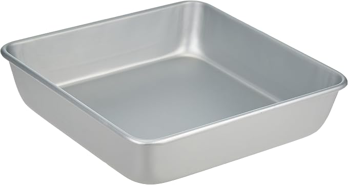 Wilton Performance Aluminum Square Cake and Brownie Pan, 8-Inch, Silver