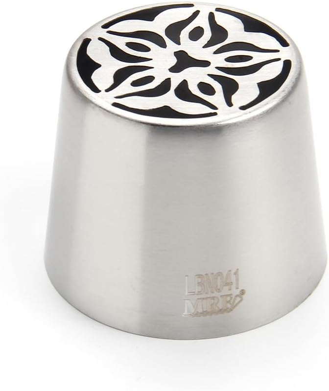 1 Piece Stainless Steel XXL Russian Flower Icing Tips,Pastry Frosting Piping Nozzle for Marshmallow Bouquet,Cake Decorating Piping Tips,Flower Frosting Nozzles for Decorating