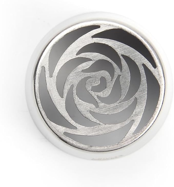 1 Piece Stainless Steel XXL Russian Flower Icing Tip,Pastry Frosting Piping Nozzle for Cake Marshmallow Bouquet, Russian Flower Piping Tips Baking Tools for Cake Decoration,Cake Tools