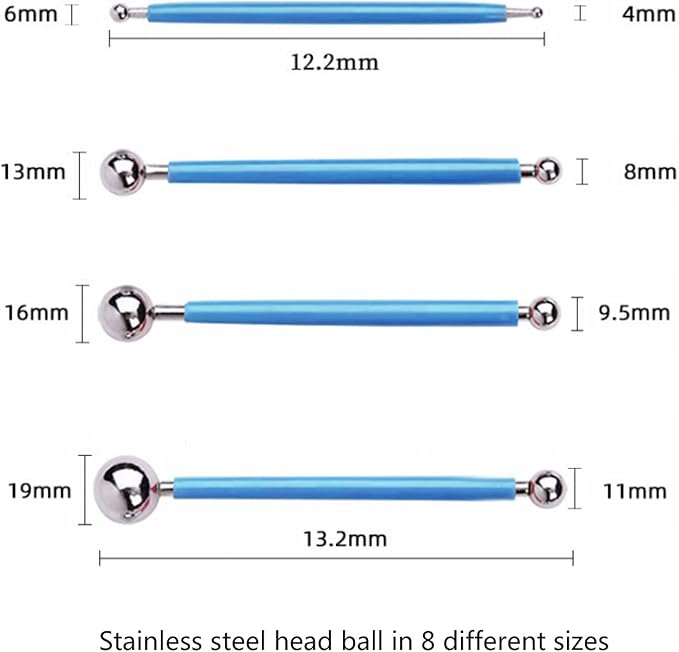 13PCS DIY Fondant Tool, Cake Decorating Hand Tool, Gum Paste Modeling Tools | Cake decorating tools, for fondant shaping, gum paste modeling, and DIY baking.