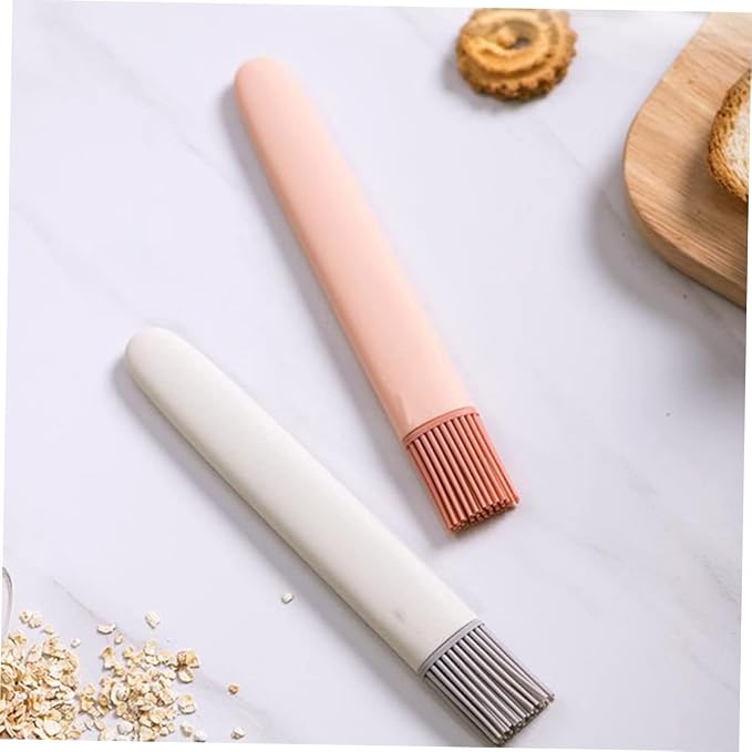 Silicone Baking Brush Bbq Oil Basting Brush Ergonomic Handle for Long-lasting Use
