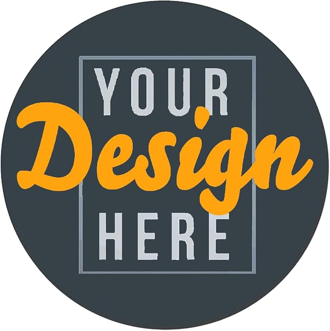 Custom Stickers for Weddings, Birthdays & Businesses - Personalized Labels with Your Logo - Waterproof, Fade and Heat Resistant - Pack of 100-1000 (Custom Img, 7 Inch)