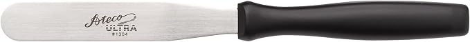 Ateco Ultra Straight Spatula With Stainless Steel Blade, 4-1/4", Silver