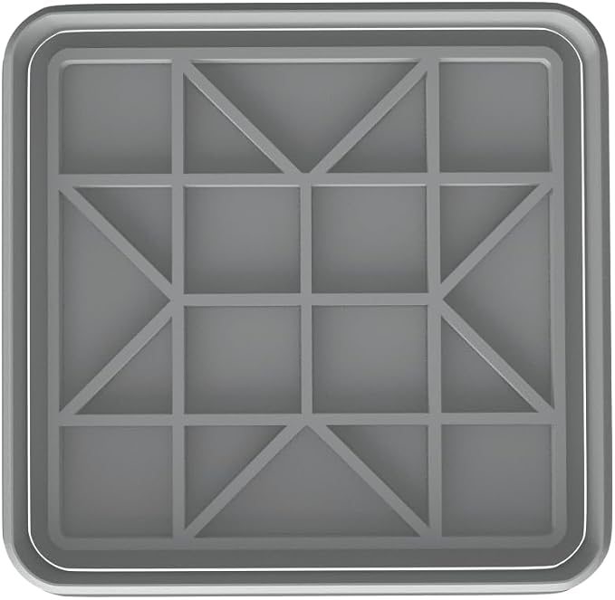 Geometric Quilt Block Cookie Cutter - 4x4" Premium Baking Tool