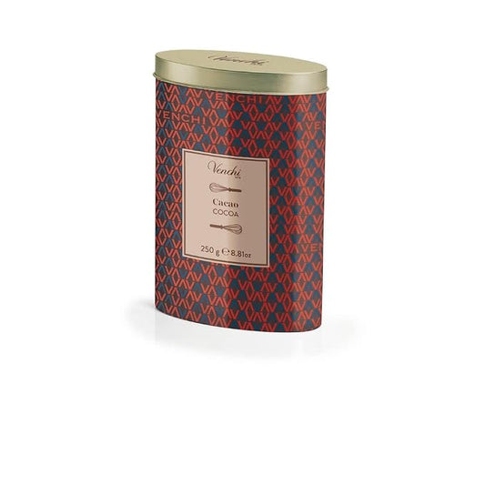 Venchi Cocoa powder in metal tin, 8.81 oz - Vegan