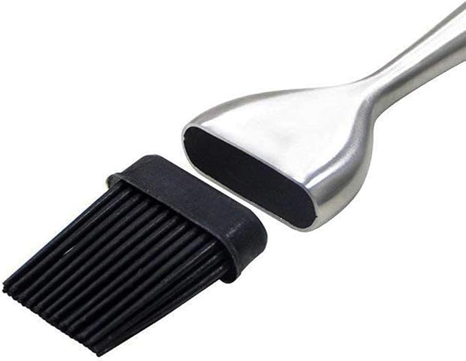 5Pcs Silicone Basting Brushes Heat Resistant BPA Free Stainless Steel Handle Pastry Grill Barbecue Brush Set Kitchen Cooking Tools