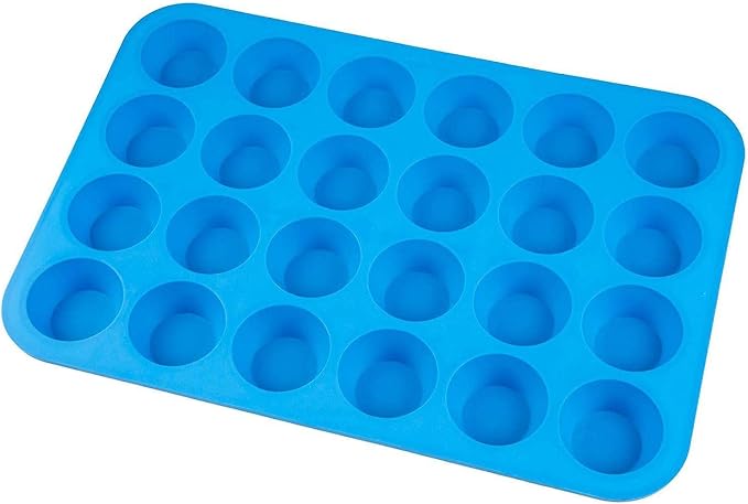 Silicone Muffin Pan Mini 24 Cups | Cupcake Pan