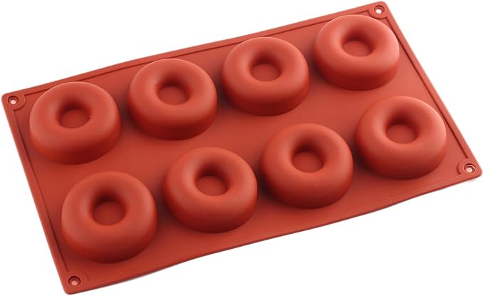 Donut Silicone Chocolate Molds Doughnut Pan Baking Mold Set of 2