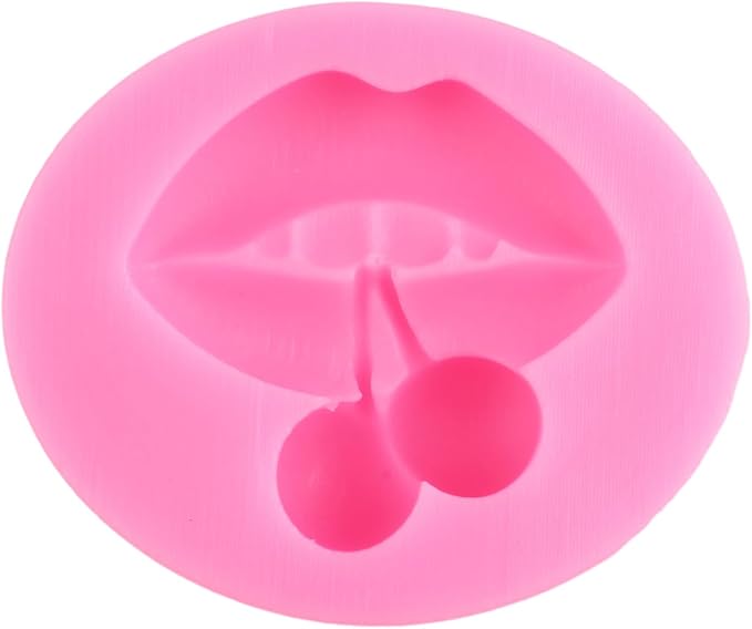 ZiXiang Lips Fondant Molds Sexy Lips Kiss Collection Candy Silicone Molds For Valentine's Day Cake Decorating Cupcake Topper Polymer Clay Candy Chocolate Gum Paste Set Of 4