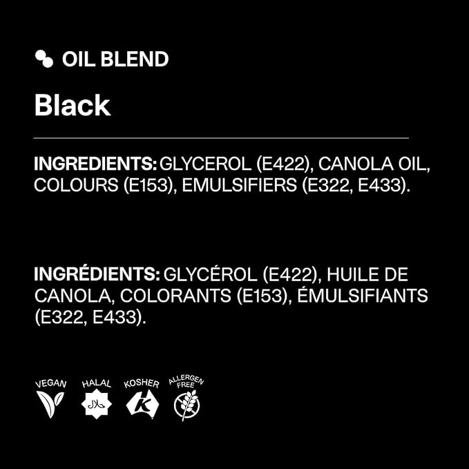 Colour Mill Oil Blend Food Coloring, 100 Milliliters Black