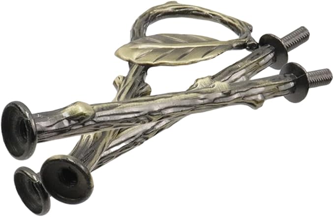 HEVSTIL 3-Tier Cake Stand Hardware Kit, Leaf Shape, Bronze, Zinc Alloy