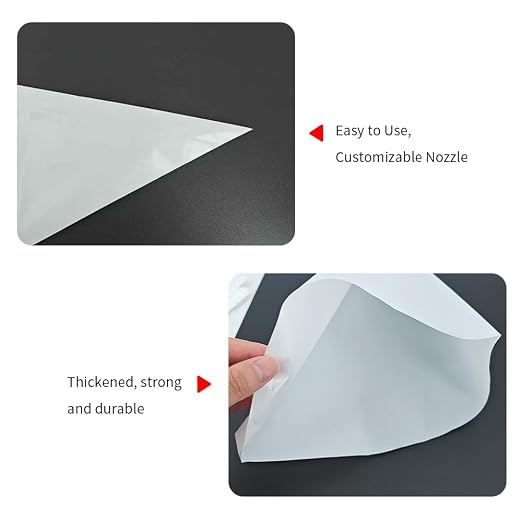 20 Pcs Thickened Disposable Plastic Grout Bags for Tuck Pointing Masonry Mortar and Grouting Squeeze Piping Bag for Shower Tile Cement Brick Ceramic Caulk (11x15.8 Inch)