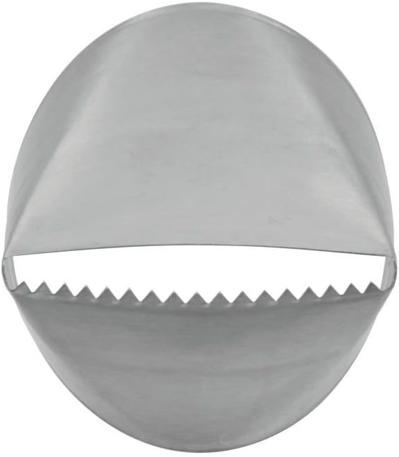 Ateco # 790 - Ribbon Pastry Tip - Stainless Steel, Silver, Small