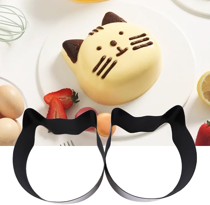Vctitil Cat Shape Bread Mold Cake Pan Baking Tool DIY Aluminized Steel Kitchen Non-Stick Toast Box for Kitchen Non-Stick Toast Box(small)