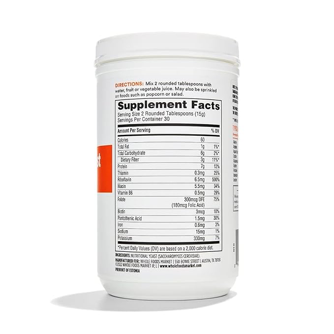 365 by Whole Foods Market, Nutritional Yeast, 15.9 Ounce (Pack of 2)