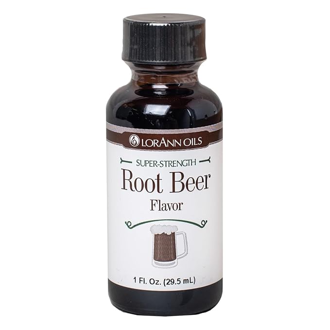 LorAnn Oils Super Strength Flavoring - Used For Candy Making, Flavoring Extracts, Baking, Hard Candy, and Flavor Oils - Bold, Natural Flavors 4X Stronger Than Extracts - Root Beer, 1 fl oz