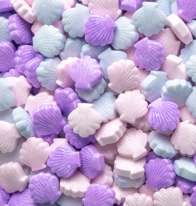 COOL MOM SPRINKLES Seashell Sprinkles (4 oz.) – Tropical Beach Summer Themed Sprinkles for Decorating Ocean Cakes, Cupcakes, Cookies & Desserts – Mixed in the USA/Gluten-Free
