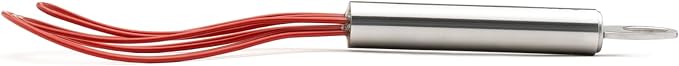 Cuisipro 8-Inch Silicone Flat Whisk, Red