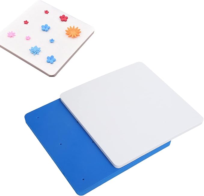 Tiiyee Sugar Flower Foam Pad, Fondant Cake Decorating Modelling Sponge Mat | Food Grade Non Stick Drying Tray for Leaves Leaf Making Accessories Kit Gum Craft Paste Clay Tool DIY Baking Art Decoration
