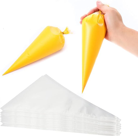 XSEINO Disposable Piping Bags, 12 Inch - 150PCS Heavy Duty Anti Burst Pastry Bags With Bump Non-slip Design For Icing and Frosting and Cookies Decoration Bags(Thickened)