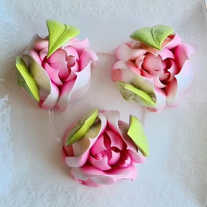 1 Piece Stainless Steel XXL Rosebuds Pattern Russian Icing Tips,Russian Flower Piping Nozzles,Baking Forsting Tools,Cake Decorating Flower Piping Tips