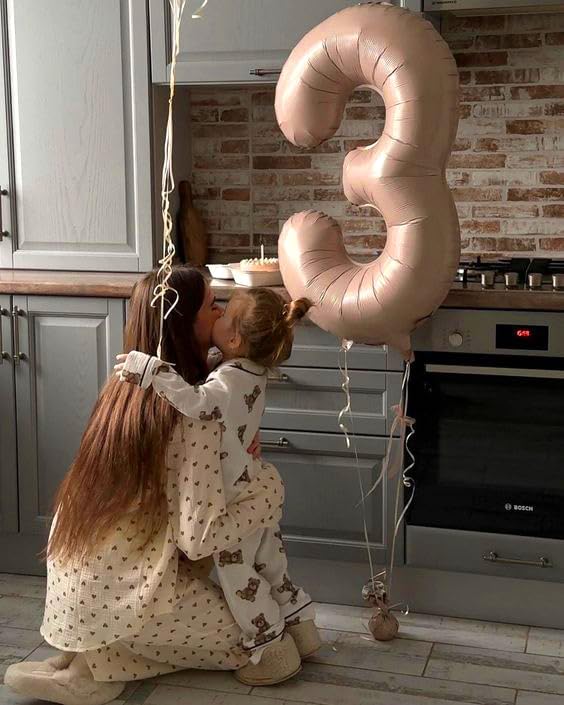 40 Inch Number 7 Balloon, 6 7 Birthday Decorations, Light Brown Seven Birthday Decor, 7 17 27 70 Year Old Balloon Number for Engagement, Wedding, Graduations